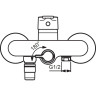 Смеситель для ванны/душа с длинным изливом VIDIMA HYPE BA400AA